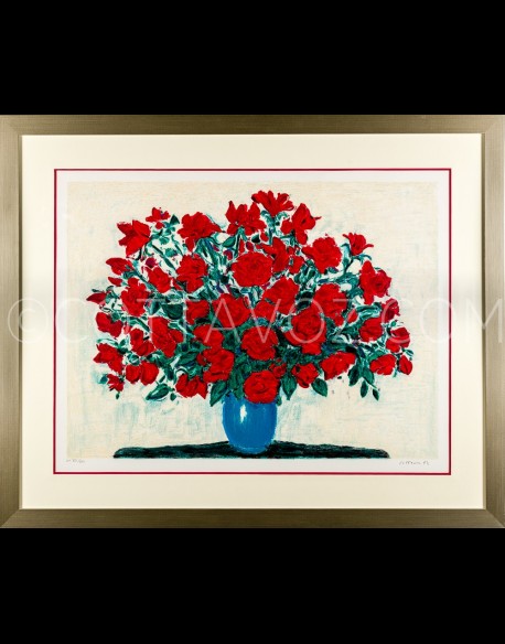 Large bouquet of roses- Cottavoz 1992