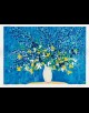 Le bouquet sur fond bleu_Cottavoz_2001