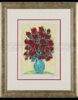 bouquet of red roses - Cottavoz 1998
