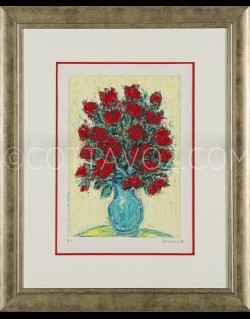 bouquet of red roses - Cottavoz 1998