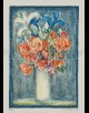 Small bouquet on a blue background_Cottavoz_1986