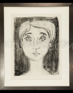 Portrait Muriel - Cottavoz 1966