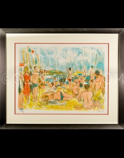 La plage de Golfe-Juan - Cottavoz 1972