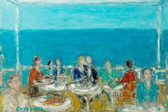 COTTAVOZ-le-restaurant-devant-la-mer-hst-50cmx73cm