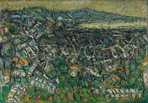 Cottavoz-les-serres-le-matin-1973-116x81-huile sur toile