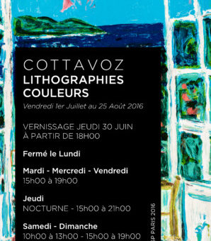 Exposition COTTAVOZ lithographies couleurs