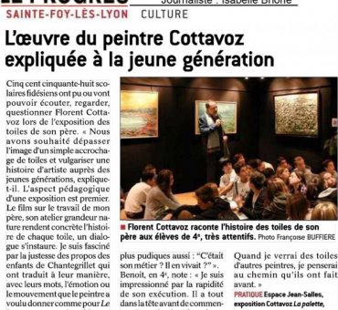 Articles de presse « Le Progrès. » Exposition itinérante du 16 septembre au 2 octobre 2016