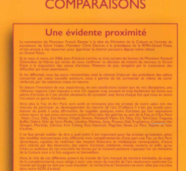 ART CAPITAL - SALON COMPARAISONS par Paul Alexis